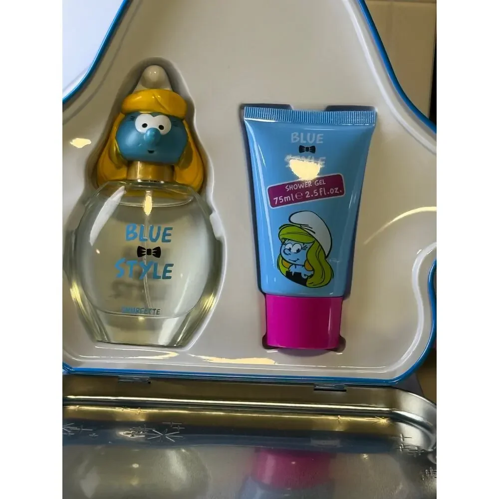 First American Brands The Smurfs Blue Style Smurfette 3-Piece Gift Set - NEW